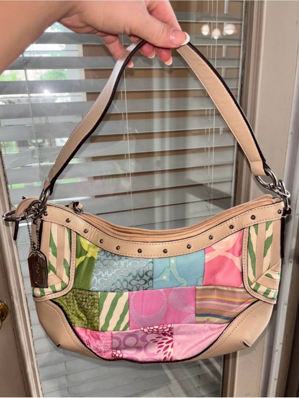 Colorful Coach patchwork Bag